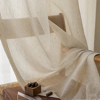 Linette S-Fold Linen Sheer Drape