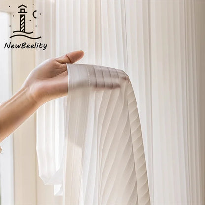 Kyoto Striped Chiffon Sheer Panel