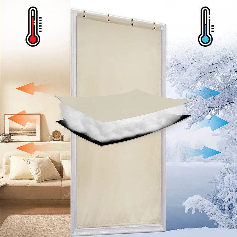 Hampton Quilted Thermal Door Drape