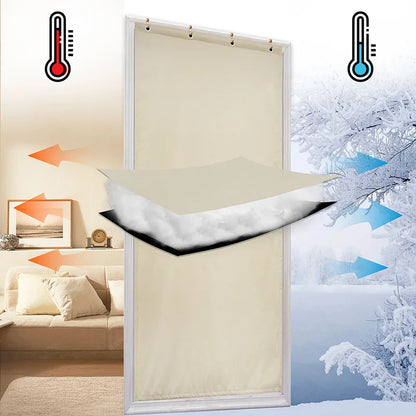 Hampton Quilted Thermal Door Drape