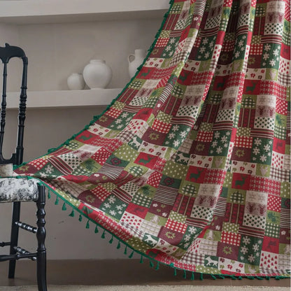 Yuletide Jacquard Holiday Drape