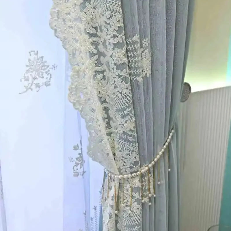 Provence Chenille Embroidered Drape