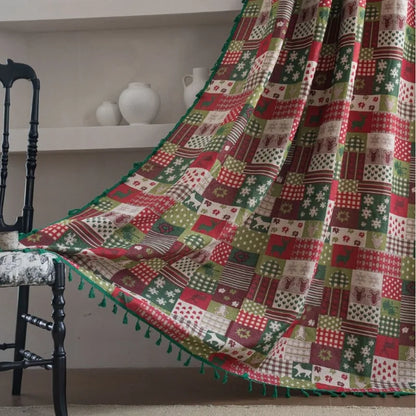 Yuletide Jacquard Holiday Drape