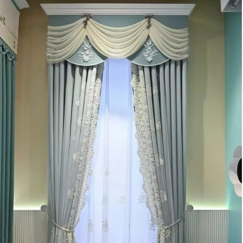 Provence Chenille Embroidered Drape