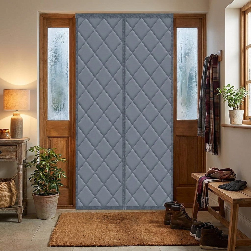 Magnetic Thermal Insulated Door Curtain