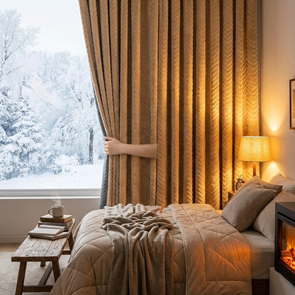Thick Velvet Blackout Curtains