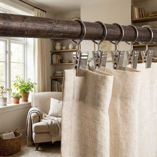 Premium Steel Curtain Clip Hooks